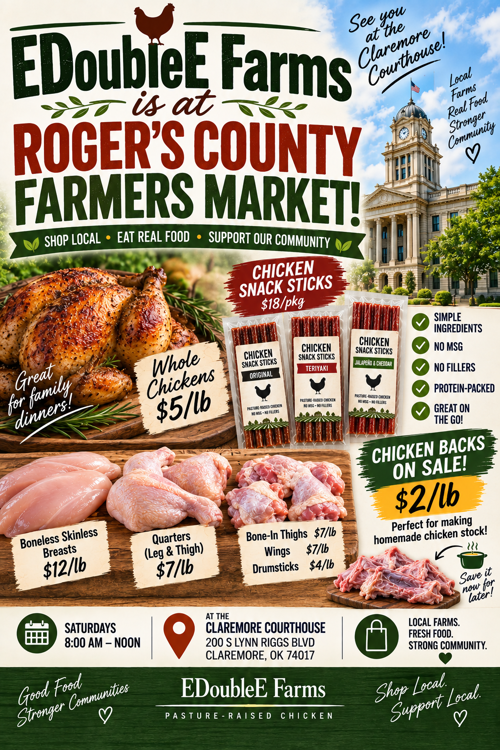EDoubleE Farms @ Roger's County Farmers Market