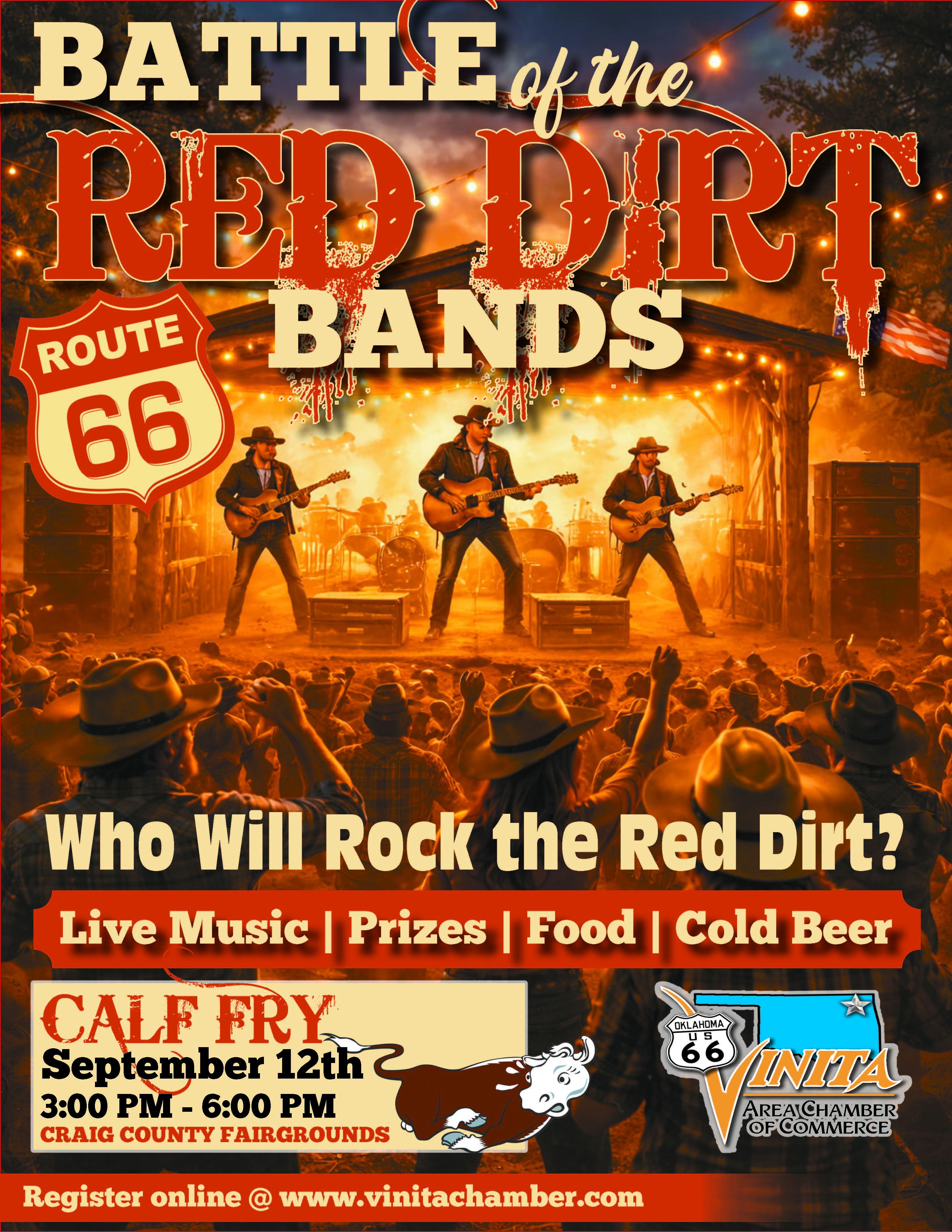 2026 Vinita Calf Fry Battle of the Red Dirt Bands 