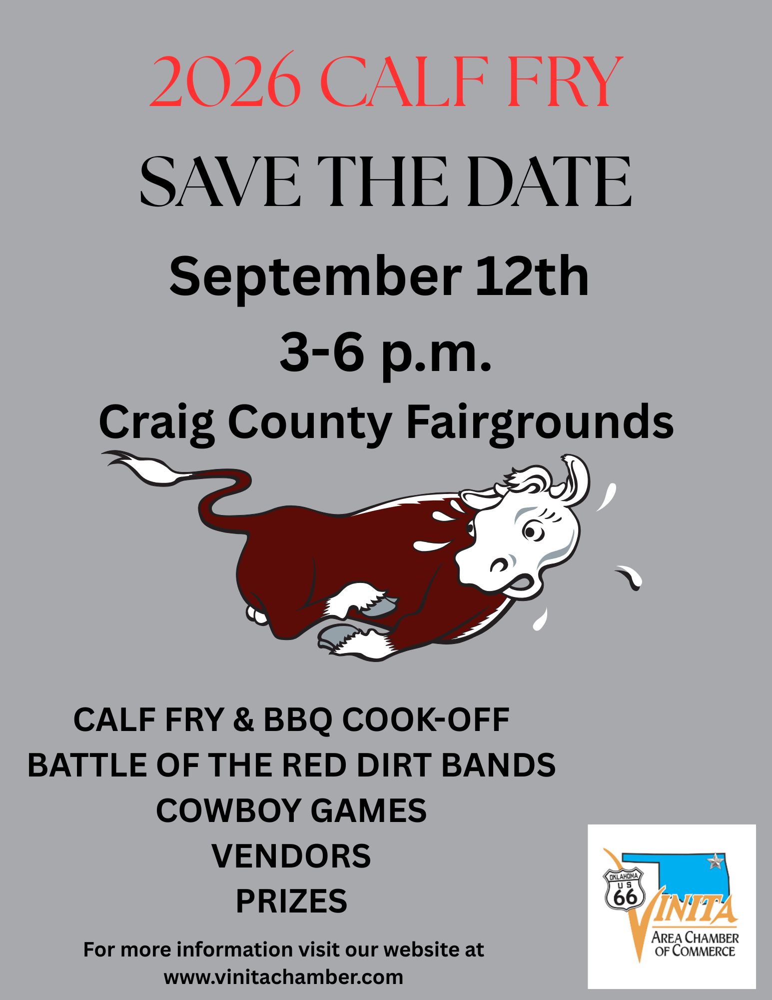 2026 Vinita Calf Fry Save the Date