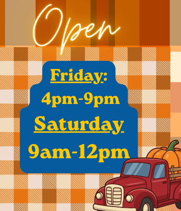 Piguet's Farm Store October 4th-5th hour