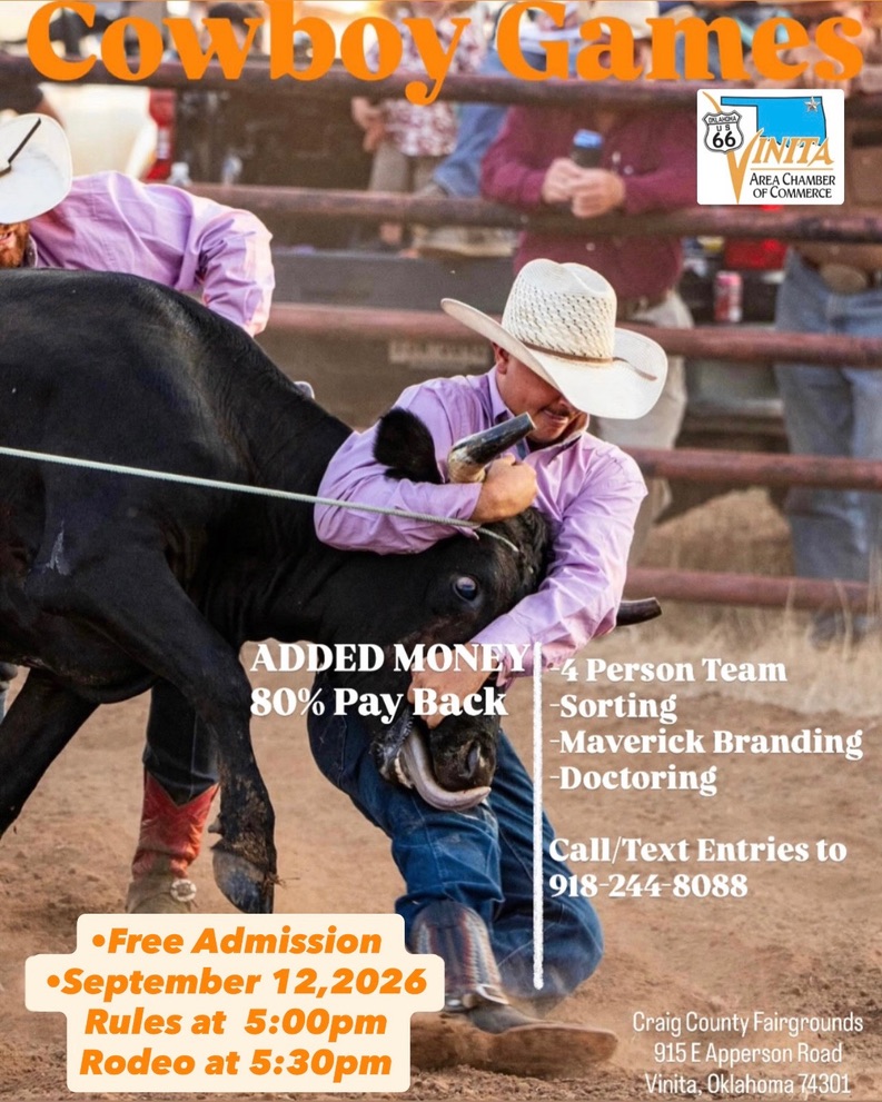 2026 Vinita Calf Fry Cowboy Games
