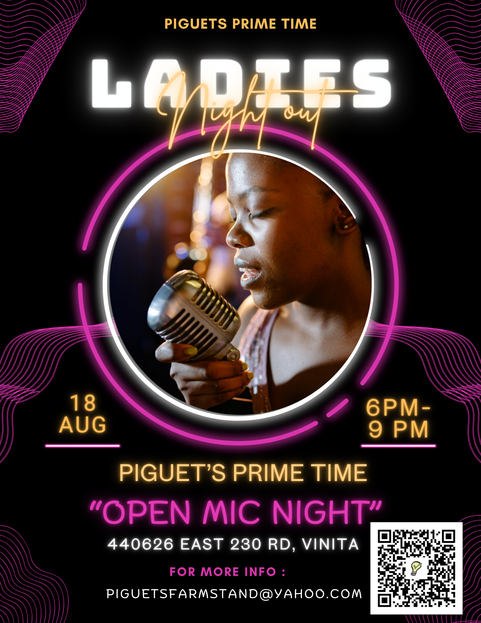 Ladies Night Out:Karaoke/Open mic