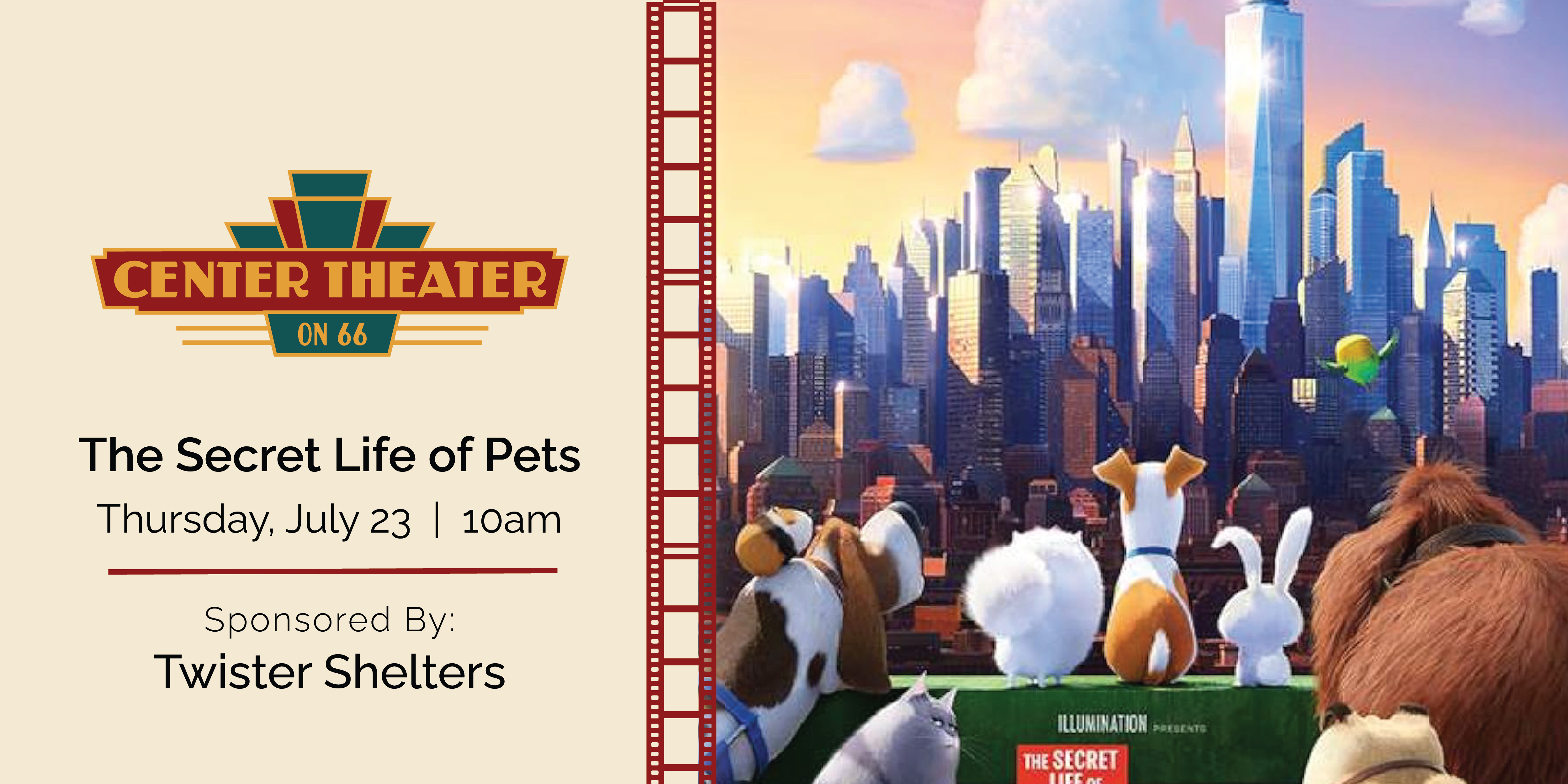 Free Kids Movie - The Secret Life of Pets