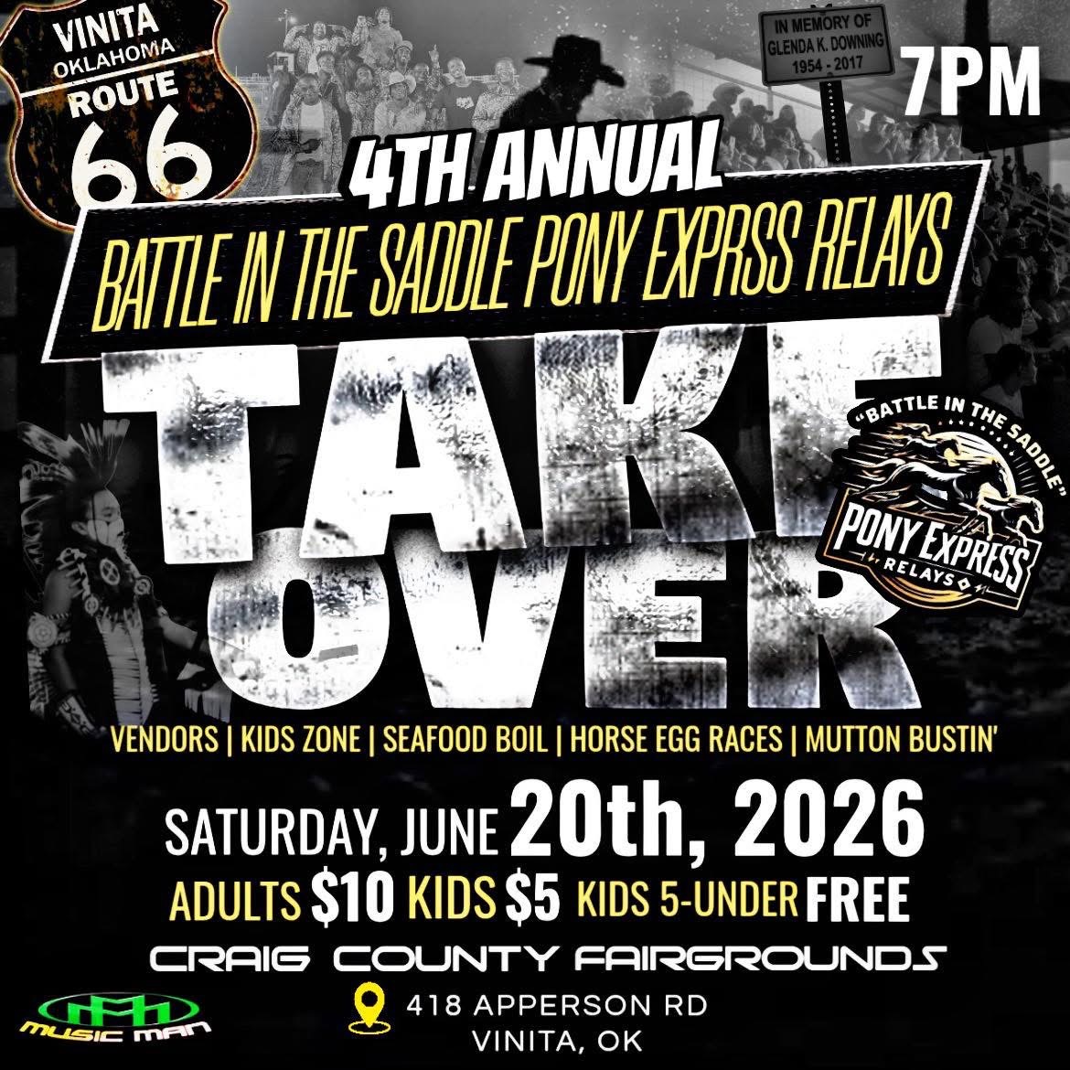 Battle in the Saddle Pony Express Relays 