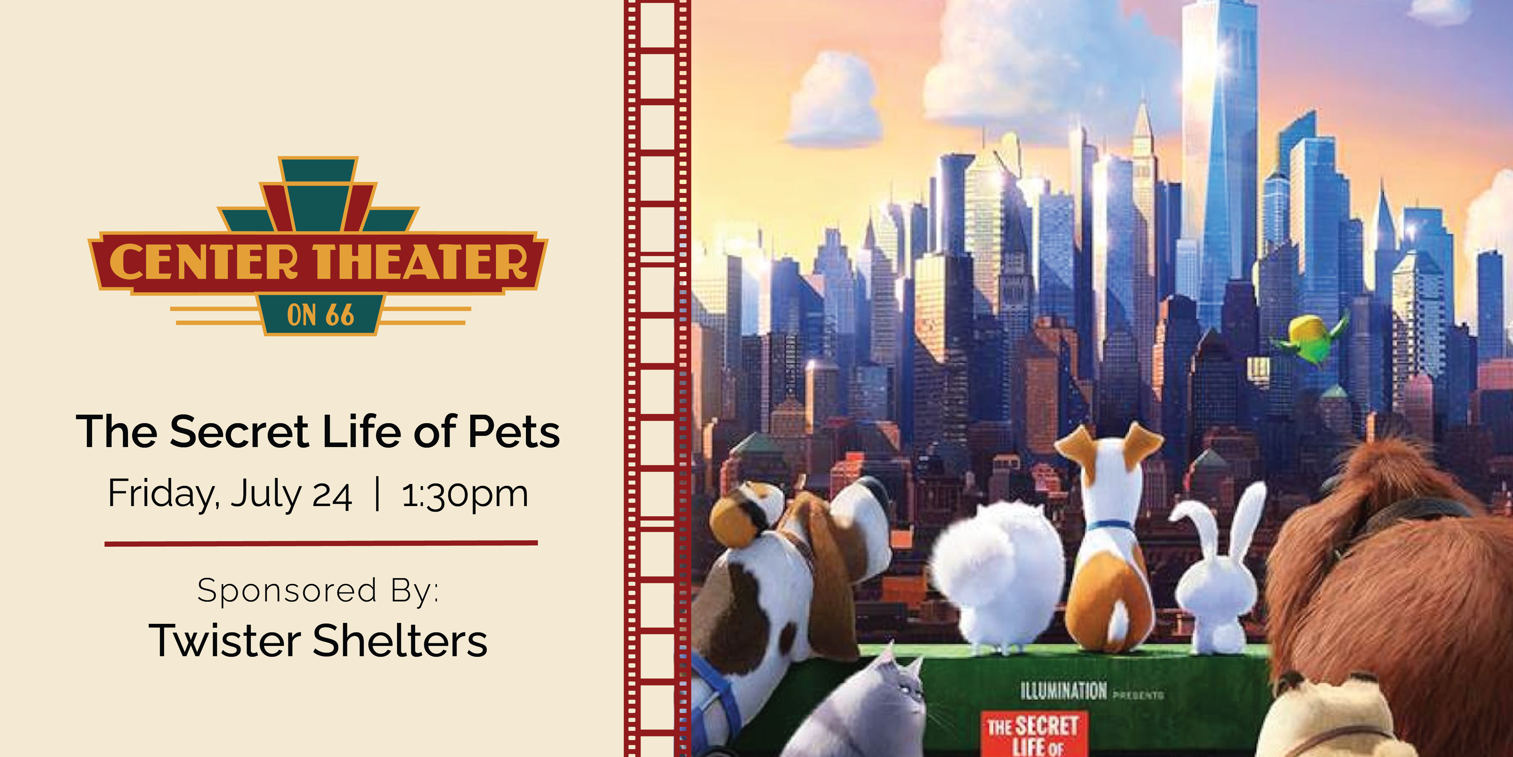 Free Kids Movie - The Secret Life of Pets
